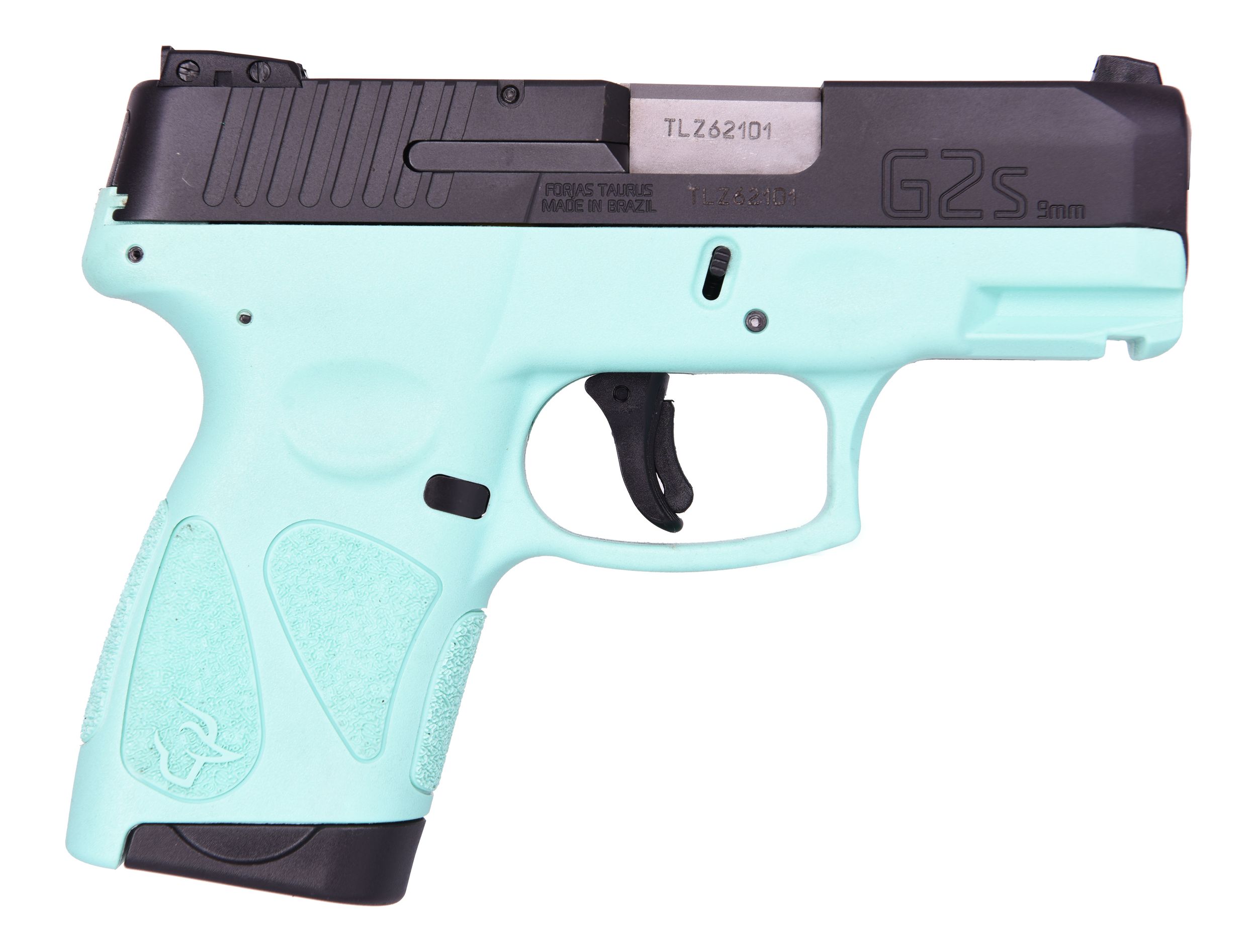 Taurus G2S Pistol 1-G2S931C, 9mm, 3.25in, Cyan Polymer Grips, 7 Rds