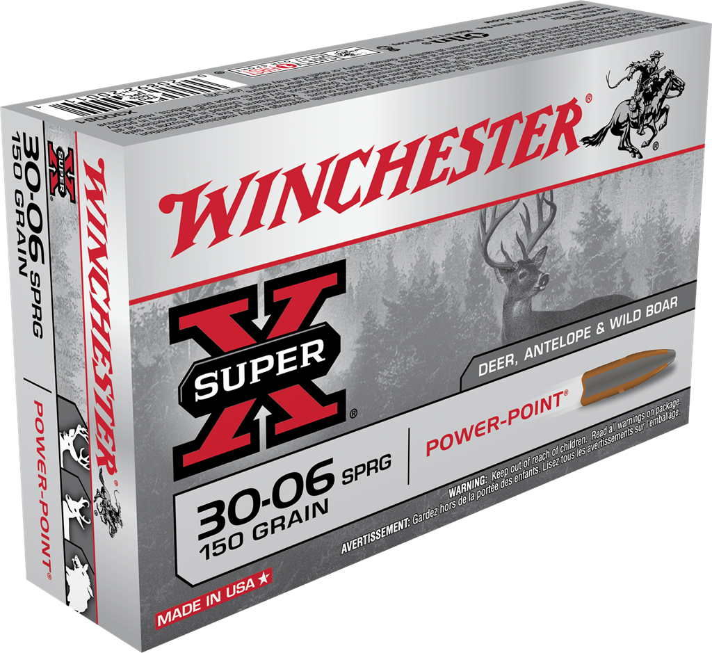 Winchester Super-X 30-06 Springfield 150gr. Power-Point JSP 20rd Box #X30061