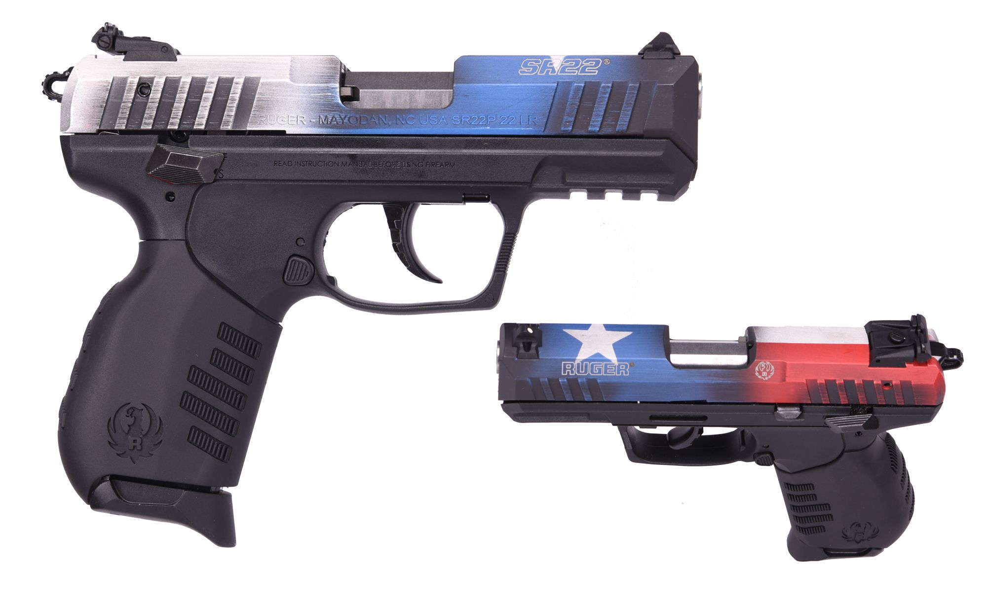 Ruger SR22 Pistol 3644, 22LR, 3.5in, 10 Rds