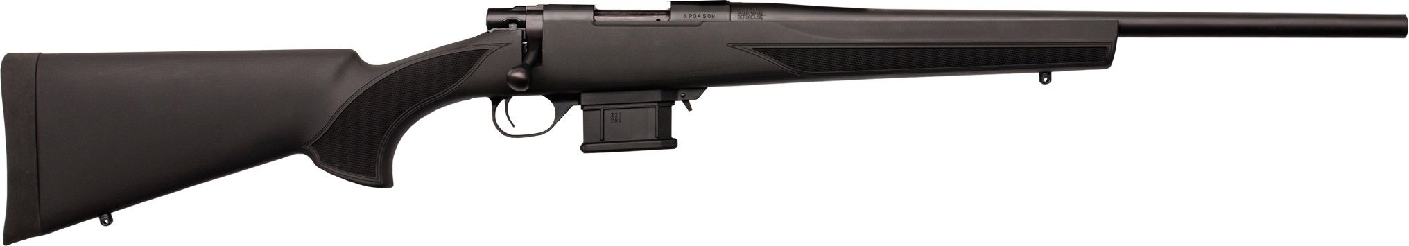 Howa M1500 Mini Action Rifle HMA60202+, 223 Rem, 22", Synthetic Black HTI Stock, 10 Rds