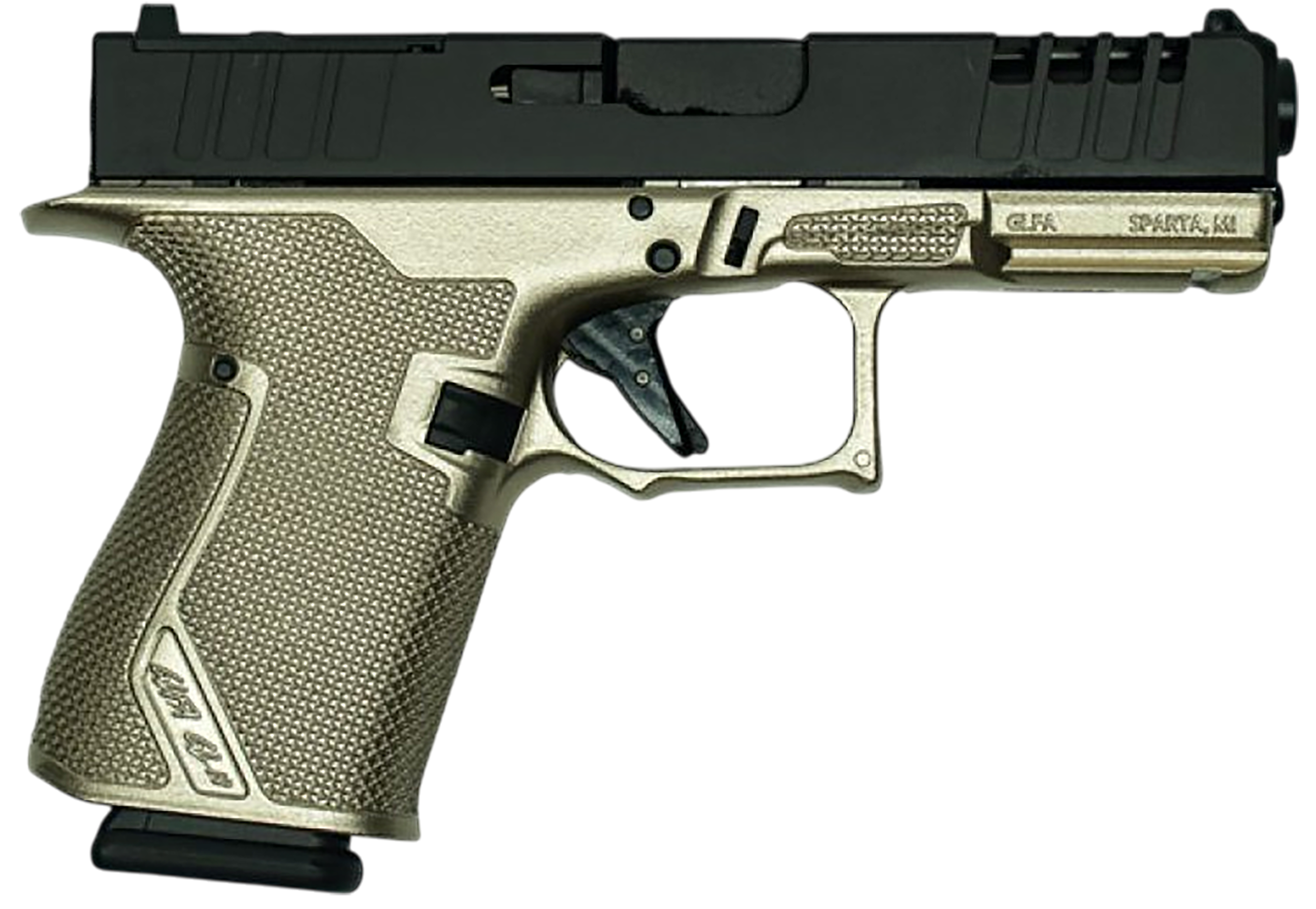 Great Lakes Striker Optic Ready Pistol GL19GPLT, 9mm, 4in, Galaxy Platinum Cerakote Finish, 15 Rds