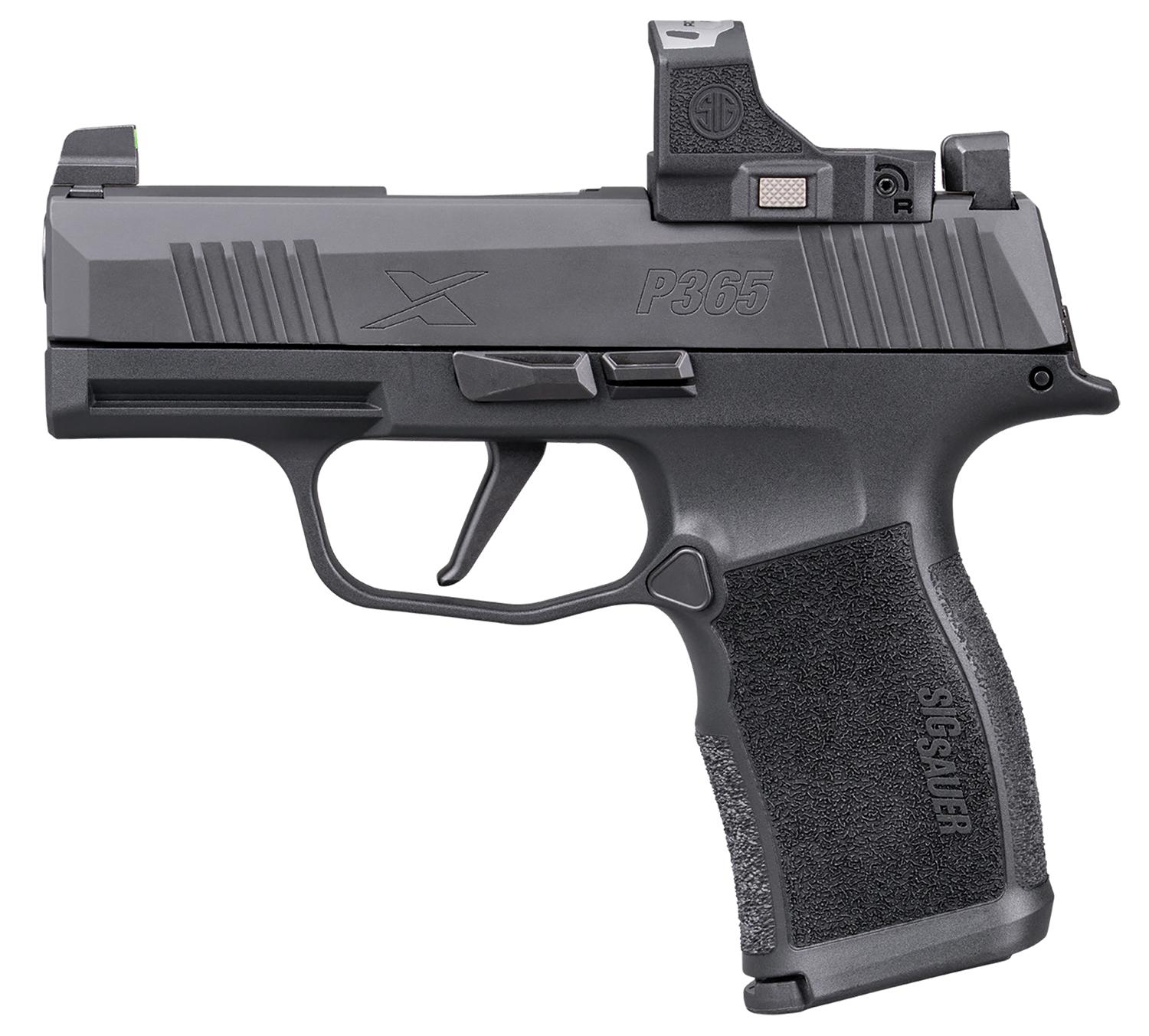 Sig Sauer P365X ROMEO RS Pistol 365X-9-BXR3P-RS, 9mm, 3.1in, XSeries 365 Grip Module, 12 Rds