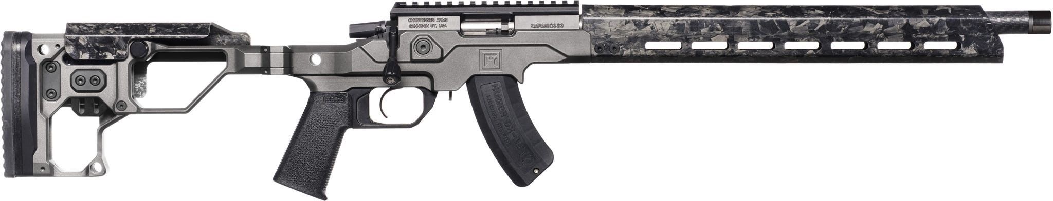 Christensen MPR Rimfire Rifle 801-12028-01, 17 HMR, 18", Tactical Stock W/carbon Fiber Handguard, 9 Rds
