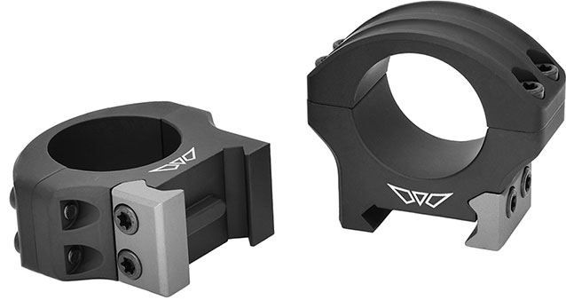 Warne 8501M Hyperlite Tikka Rings, 1", High, Matte Black