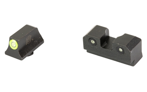 XS Sights R3D 2.0, Suppressor Height Night Sight, Fits Glock 43, Green Front Outline, Green Front/Rear Tritium GL-R206P-6G