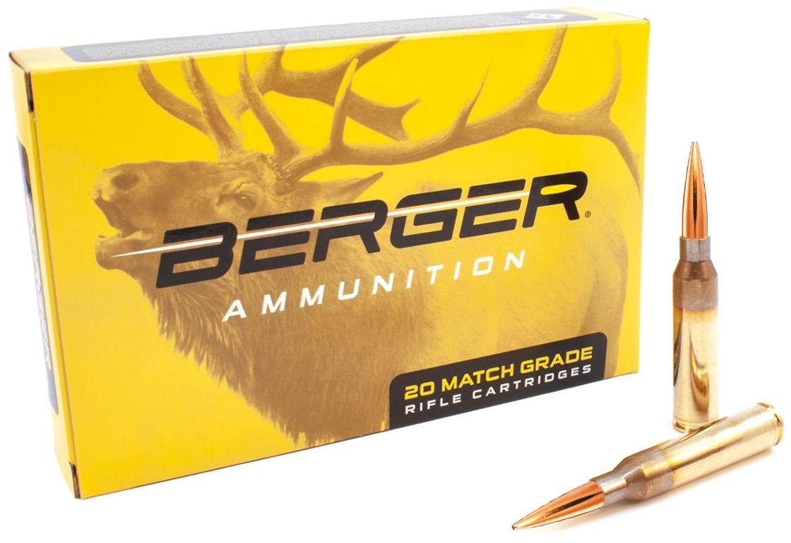 Berger Hunting 7MM PRC, 195 Grain, Elite Hunter, Hybrid Hollow Point Boat Tail, 2800 FPS, 20 Rd/bx (52820)