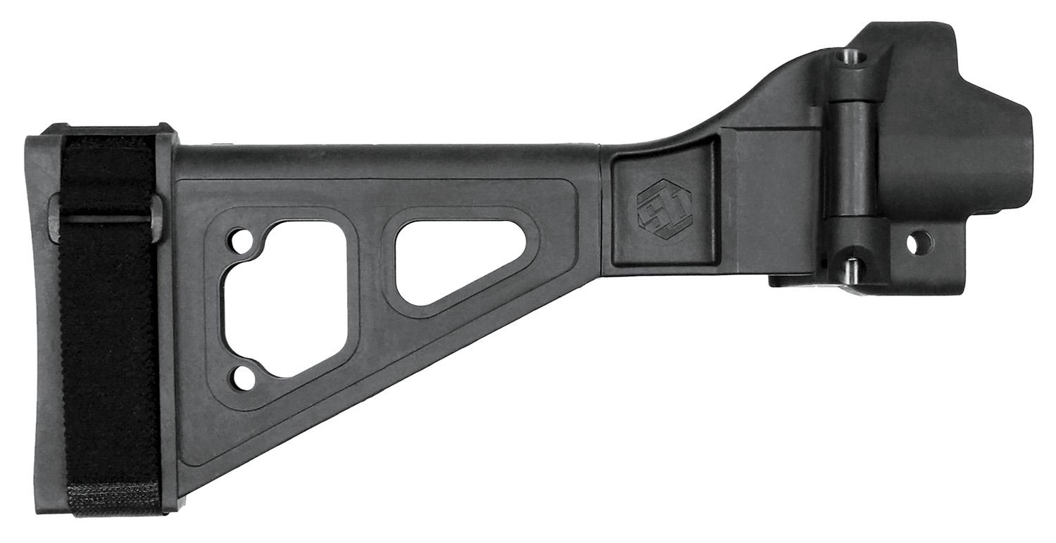 SB Tactical HK MP5-22 Side Folding Stabilizing Brace, Black(SBT52201SB)