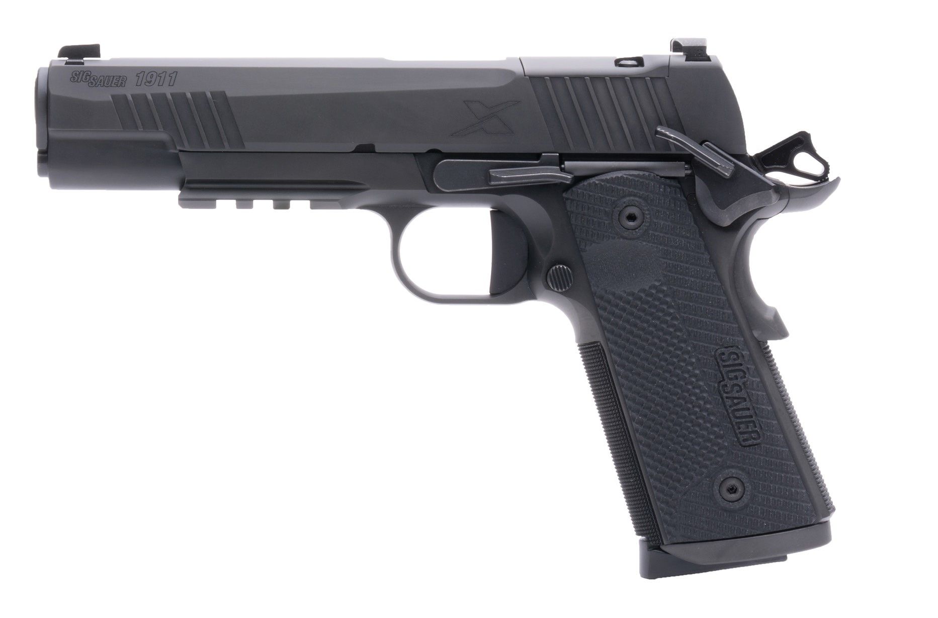 Sig Sauer1911 X Series Optic Ready Pistol W1911XR-45-BXR3, 45 ACP, 5.0in, G10 Grip Panels, 8 Rds