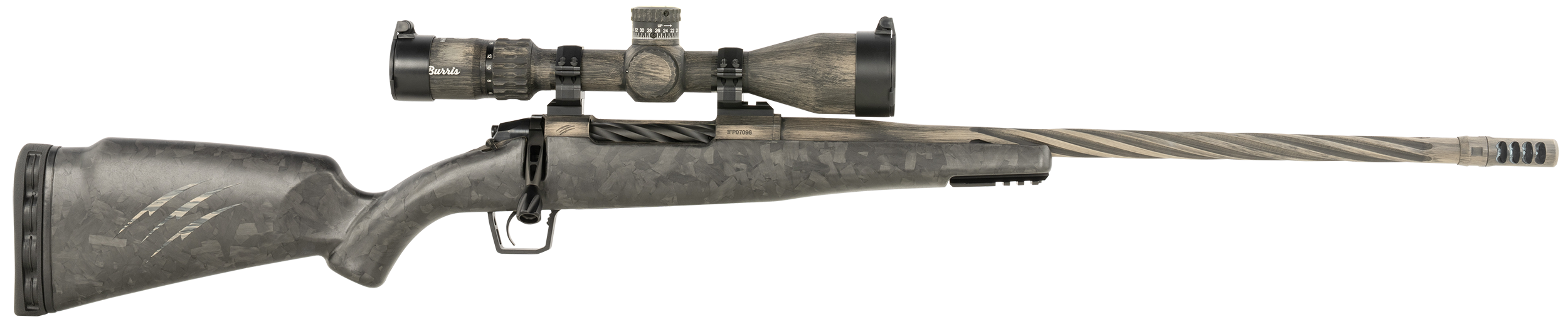 Fierce Twisted Rogue Bolt Action Rifle TWROG22CM22TMXB, 22 Creedmoor, 22", Distressed Matrix Carbon Fiber Stock, Burris Veracity 4-20x50 Scope, 3 Rds