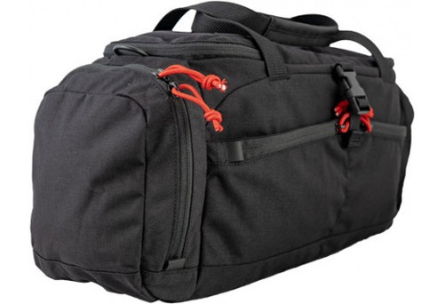 Grey Ghost Range Bag, 500D Cordura, Red Zipper Pulls, Black