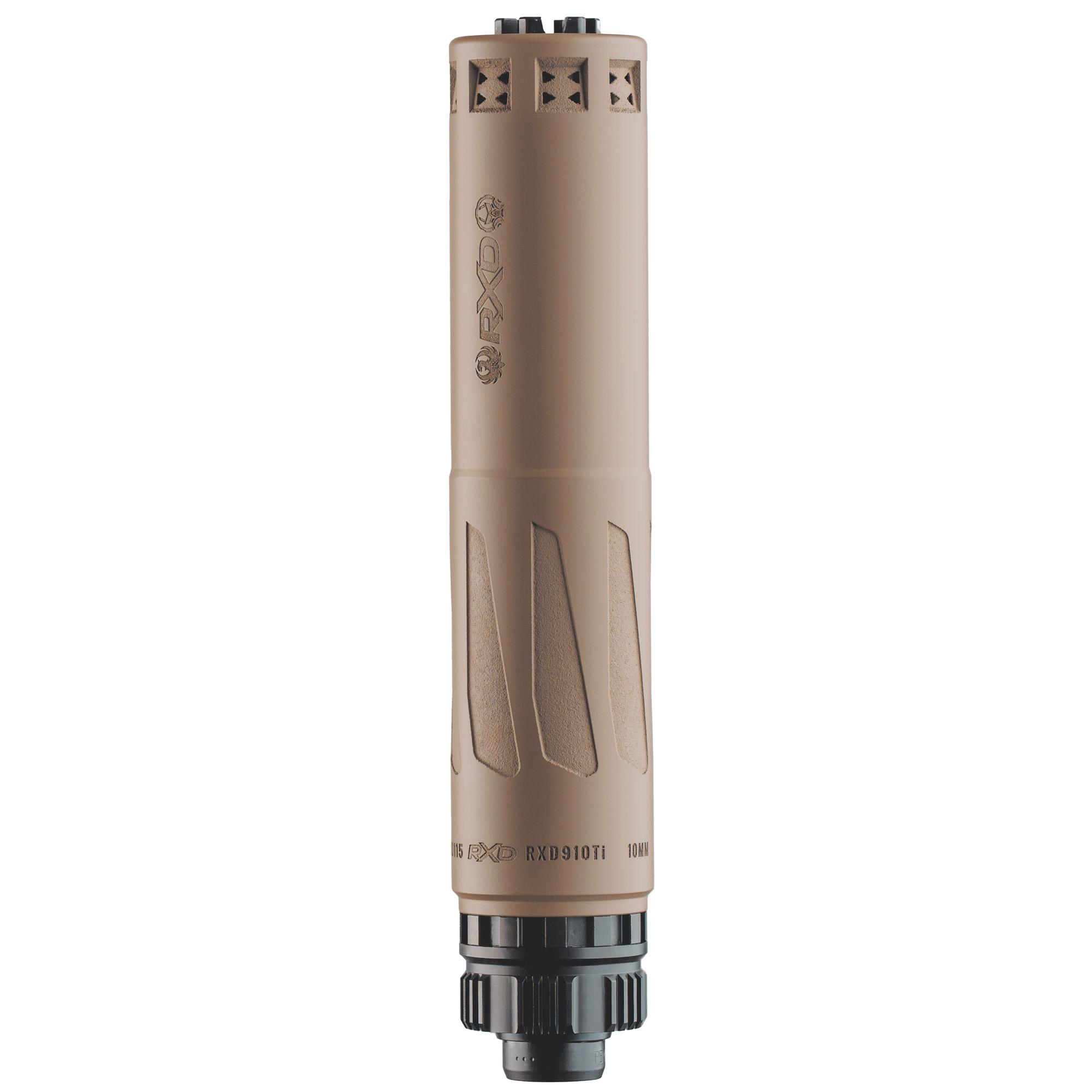 Dead Air RXD 9Ti FDE 9mm Suppressor Direct Thread Mount