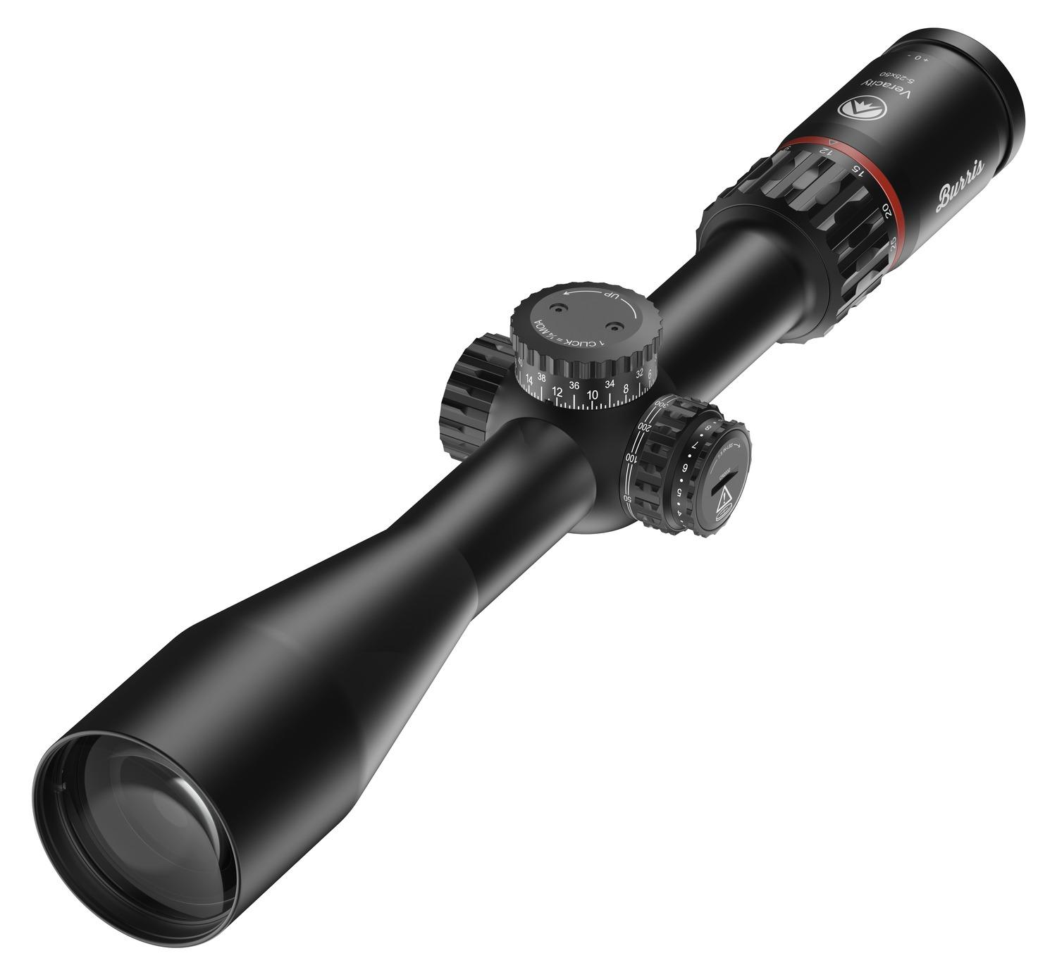 Burris Veracity Rifle Scope 200690, 5-25x, 50mm Obj, 30mm Tube, Matte Black, Illuminated RCT-MOA F Reticle