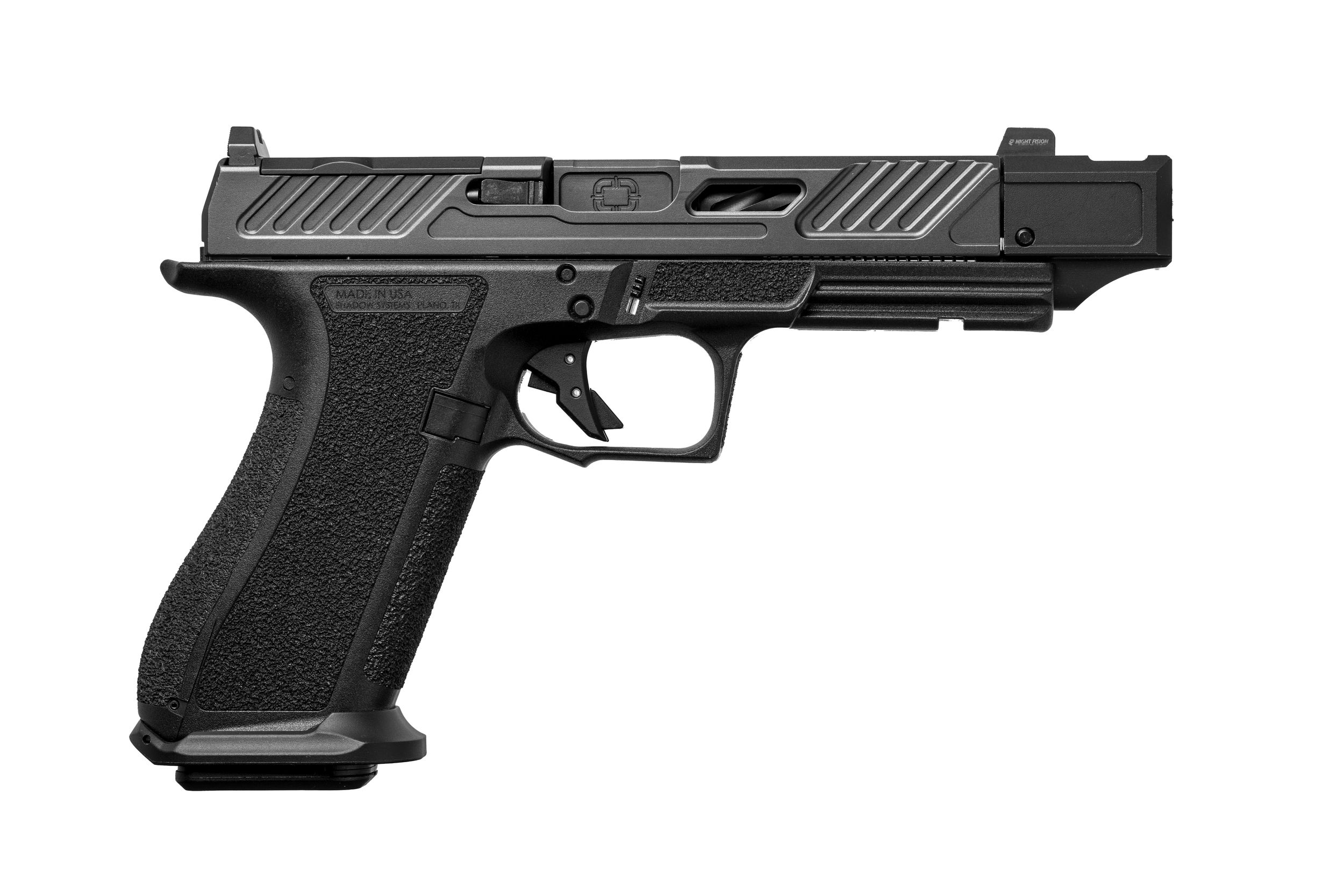 Shadow Systems DR920P Elite Optic Ready Pistol SS-2240-CA, 9mm, 4.5in, Black Frame Grips, 10 Rds