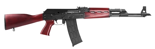 Zastava ZPAPM90 AK-47 Rifle BULGED TRUNNION 1.5MM RECEIVER - Serbian Red Wood 5.56 NATO 18.25" Chrome Lined Barrel Red Wood Furniture ZR90556SR