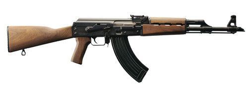Zastava ZPAPM70 7.62x39mm, 16.3" Barrel, Walnut Furniture, Black Rec, 30rd