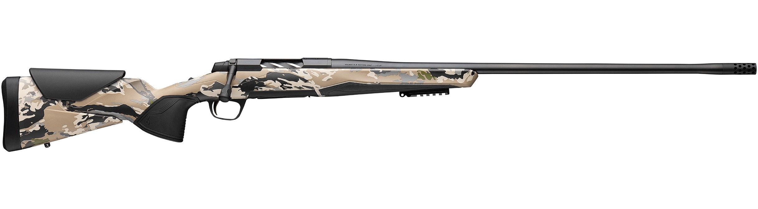 Browning X-Bolt 2 Western Hunter LR Rifle 036105294, 6.5 PRC, 24", Ovix Camo Composite Stock, 3 Rds