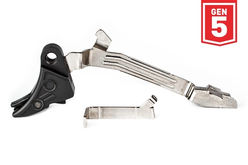 Zev Technologies CURVED FACE TRIGGER UPGRADE BAR KIT GLOCK GEN 5 BLK/BLK CFT-PRO-BAR-5G-B-B