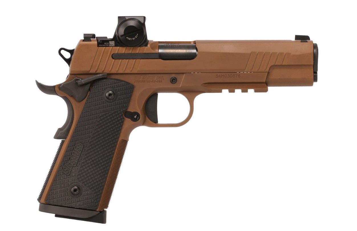 Sig Sauer 1911 X Series Pistol 1911XR-45-CXR3-RXX, 45 ACP, 5in, G10 Grip Panels, 8 Rds